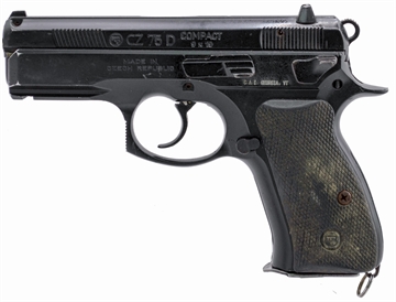 Picture of CENTURY ARMS CZ 75D COMPACT 9MM PARA ALLOY W/RAIL GOOD HG3860AG