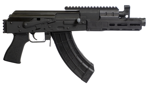 Picture of Century Arms HG8000N Draco 7.62x35mm 30+1 7.50" Black M-LOK Handguard, Black Picatinny Rail, Rear Picatinny Rail, Black Polymer Grip HG8000N HG8000-N