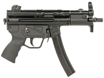 Picture of Century Arms AP5-P Base, Semi-automatic Pistol, 9MM, 5.75" Threaded Barrel, Matte Finish, Black, Adjustable Sights, Manual Safety, 30 Rounds, 1 Magazine, Includes Sling HG6035AL-N HG6035ALN