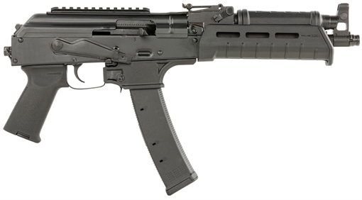 Picture of Century Arms Draco 9S 9mm Luger 35+1 11.14" Barrel, Black Stamped Receiver, Magpul MOE Handguard & AK Grip, EV9 Scorpion Magazine HG7536N