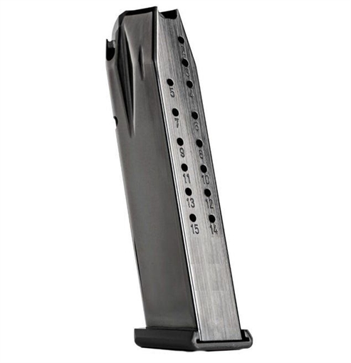 Picture of CANIK Pistol Magazine, 9MM, 15 Rounds, Fits TP9 Pistols, Black, Matte Finish MA2082