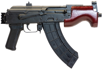 Picture of Century Arms RI3321RN WASR-10 7.62x39mm 30+1 16.25" Black Romanian AK Barrel, Black Underfolding Stock, Red AKM Pattern Furniture RI3321RN HG2797PRN