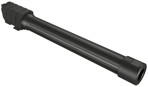 Picture of Century Arms Mete SFX 9mm Luger Black Steel Fluted/Threaded Match Grade Barrel Fits Mete, SFX Mete, SFX Pro PACN0023