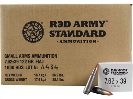 Picture of CENTURY ARMS RED ARMY 7.62X39 122GR FMJ AM3420