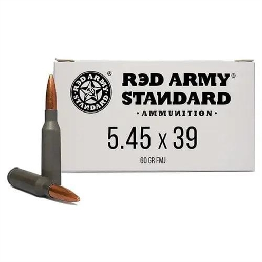 Picture of Century Arms Red Army Standard Rifle Ammunition 5.45x39 60gr FMJ Lead Core 30/ct AM3423 BOX