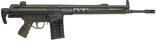 Picture of Century Arms CA-3 7.62x51mm NATO 20+1 18" Black Threaded Barrel, Black Steel Receiver, Fixed Black Synthetic Stock & Grip, A2 Birdcage Flash Hider RI5601AX