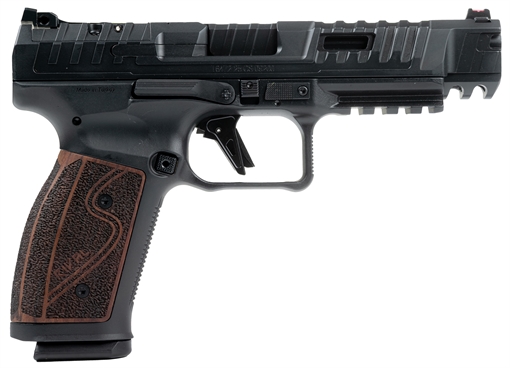 Picture of Canik Canik SFX Rival-S Rosewood Pistol 9 mm 5 in. Chrome 18 rd. HG7010CR-N HG7010RN