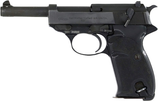 Picture of CENTURY ARMS WALTHER P38 9MM 5" BBL 8RD MAG BLACK VERY GOOD COND. HG7653A-V
