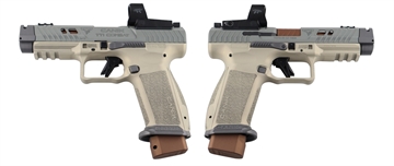 Picture of CENTURY CANIK TTI COMBAT HONEYBADGER W/MECANIK OPTIC 9MM PISTOL 4.6" 2-18RD HG7854SV-HB
