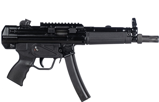 Picture of Century Arms AP5 handgun 9mm Luger 30rd Magazines (2) 8.9" 1/2x28 Threaded Barrel Black HG6034-N