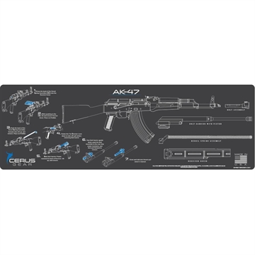 Picture of Cerus Gear 12x36 AK-47 Instructional Promat Grey IM-AK47-INS-GRY