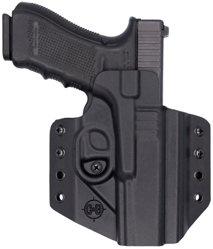 Picture of C&G Holsters Covert OWB Black Kydex Belt Loop Glock 17/22/47 0000100