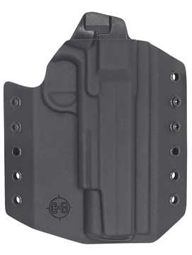 Picture of C&G Holsters Covert OWB Black Kydex Belt Loop Fits Sig 1911 Rail 5" 0354100