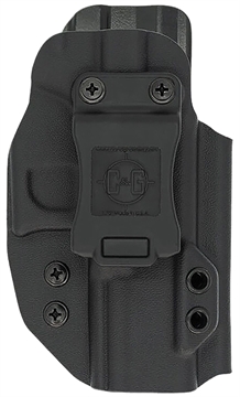 Picture of C&G Holsters Covert IWB Black Kydex Belt Clip Fits S&W Shield 9/40 0526100