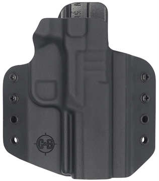 Picture of C&G Holsters Covert OWB Black Kydex Belt Loop Fits FN 509/T Right Hand 1696100