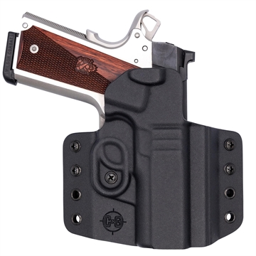 Picture of C&G Holsters Covert OWB Black Kydex Belt Loop Fits 1911 3.5" Right Hand 1862100