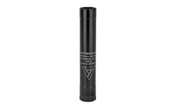 Picture of Chaos Gear Supply Hydra AL, Suppressor, Aluminum, Black Finish, 22 LR, 5.6" Length, Weighs 3.5 oz, 1/2X28 Thread Pitch, 6061 T6 Aluminum Tube, Semi-auto Rated, Disassembly Tool Included HYDRA-AL HYDRAAL
