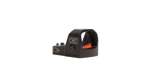 Picture of C&H Precision EDC, Red Dot Sight, 3 MOA Red Dot, CNC Machined One Piece Aluminum Housing, 50,000 Hour Battery Life, Fits Glock 43/48 MOS, Matte Finish, Black RD-EDC-RD-GLX