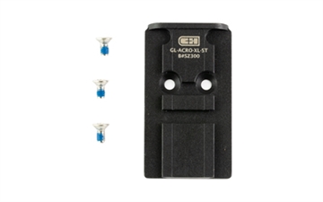 Picture of C&H Precision V4, Optic Mounting Plate, Fits Glock MOS to Aimpoint Acro/C&H DUTY/DUTY-XL, Anodized Finish, Black GL-ACRO-XL-ST