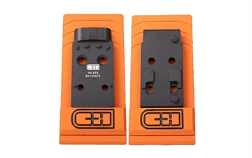 Picture of C&H Precision Optic Mounting Plate, Fits HK VP9, Holosun EPS/EPS Carry/SCS Carry, Anodized Finish, Black HK-EPS
