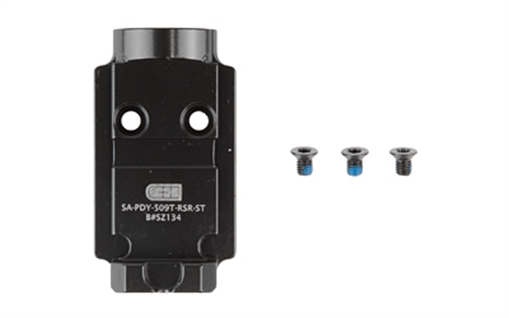 Picture of C&H Precision V4, Optic Mounting Plate, For Prodigy to Holosun 509T, Matte Finish, Black AOS-509T-RSR-ST
