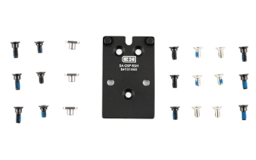 Picture of C&H Precision XD OSP, Optic Mounting Plate, Fits Springfield Armory XDM to RMR/407C/507C, Anodized Finish, Black SA-OSP-RSH