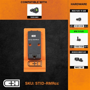 Picture of C&H Precision Optics Adapter Plate - Staccato Duo Low Witness STID-RMRCC