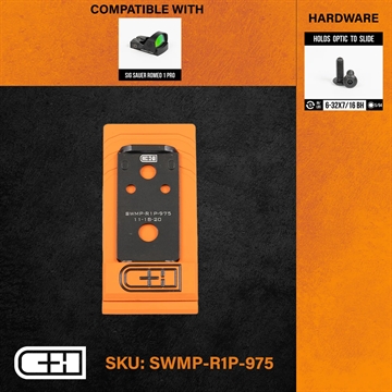 Picture of C&H Precision Optics Adapter Plate - S&W M2.0 CORE SWMP-R1P-975