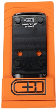 Picture of C&H Precision Optic Mounting Plate, Fits Smith & Wesson M2.0 C.O.R.E., Leupold Delta Point Pro & EoTech EFLX, Anodized Finish, Black SWMP-DPP-EFLX-975 SWMPDPP/EFLX975