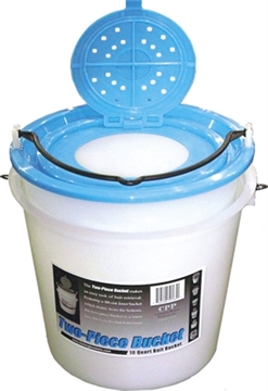 Picture of CHALLENGE PLASTICS 2 PC 10 QT BAIT BUCKET 50165
