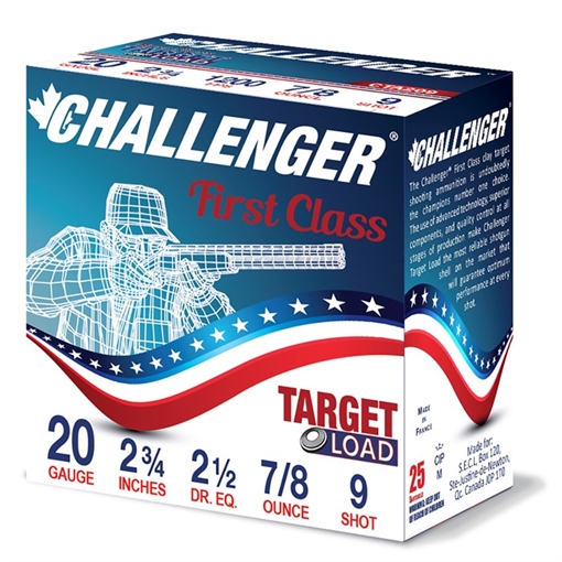 Picture of Challenger Ammo CHALLENGER FIRST CLASS 20GA 7/8OZ #9 () CTA209