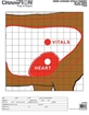 Picture of Champion Animal Paper Targets Deer Vitals 12/Pack 45789