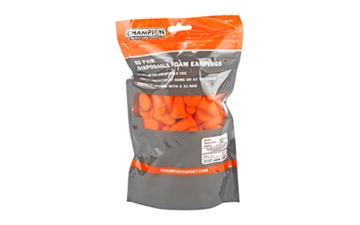 Picture of Champion Traps & Targets Foam Ear Plugs, Orange, 50 Count 99779 076683897794