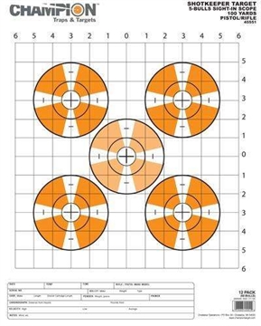 Picture of CHAMPION SHOTKEEPER 12/PK TARGET SIGHT IN SCOPE ( 75 PER CASE ) 45551