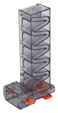 Picture of Champion Targets Easy-to-Use Magazine Loader 50rd Cascading Style Fits 22 LR Ruger 10/22/ 77/22/ 96/22 Smoke Plastic 40430