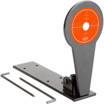 Picture of Champion Targets Gong Popper Target Rimfire Orange Steel Standing Includes Ground Stakes 40881