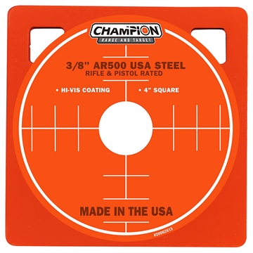 Picture of Champion Targets 4'' SQUARE 3/8'' AR500 TARGET 44904