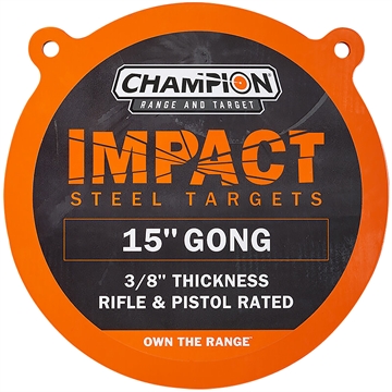 Picture of Champion Targets 15'' ROUND GONG 3/8'' AR500 TARGET 44913