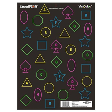 Picture of Champion Targets 45834 VisiColor Silhouette 12 Targets 604544620856