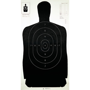 Picture of Champion LE Targets Cardboard Silhouette Target - 24" X 45" Green 25/Pack 0766833 40728