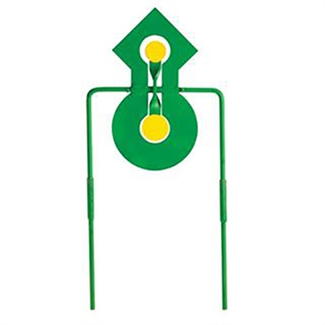 Picture of Champion .22 Double Reaction Metal Spinner Target Green Yellow Box 0766834 44880