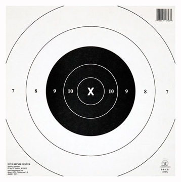 Picture of Champion Official NRA Paper Targets GB-8(CP) 25 yd Timed and Rapid Fire 12/ct 40753