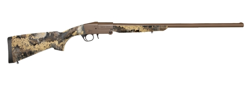 Picture of Charles Daly 101 Full Size 20 Gauge Break Open 3" 1rd 26" Flat Dark Earth Cerakote Steel Barrel & Receiver, Fixed TrueTimber Prairie Synthetic Stock 930338