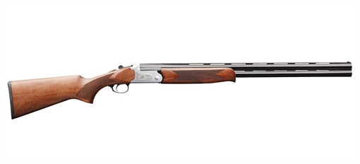 Picture of Charles Daly 202, Over/Under Shotgun, 12 Gauge, 3" Chamber, 28" Barrel, Blued Finish, Black, White Finish Receiver, Walnut Stock, 2 Rounds 930.197 930197 8053800941020