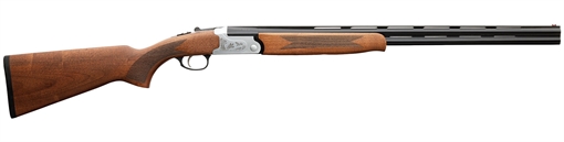 Picture of Charles Daly 202 28 Gauge 3" 2rd 26" Blued Vent Rib Barrel, Silver Engraved Receiver, Walnut Wood Fixed Checkered Stock Right Hand 930343
