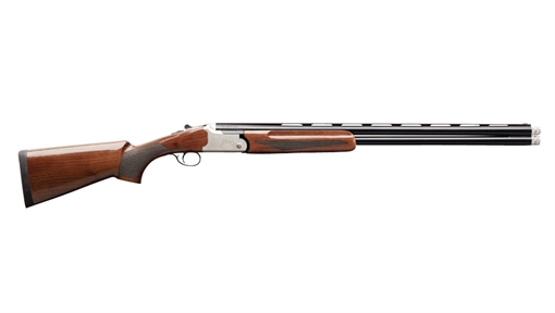 Picture of Charles Daly 202A, Over/Under Shotgun, 12 Gauge, 3" Chamber, 28" Barrel, Blued Finish, Black, White Receiver, Walnut Stock, Fixed Fiber Optic Front Sight, 2 Rounds, Includes (5) Chokes - SK, IC, M, IM, F 930.244 930244