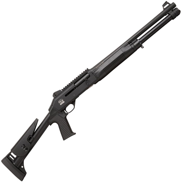 Picture of Charles Daly DPS Tactical, Semi-automatic Shotgun, 12 Gauge, 3" Chamber, 18.5" Barrel, Matte Finish, Black, 5 Rounds, Ghost Ring Sights 930.386 930.207