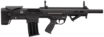 Picture of Charles Daly N4S Bullpup, Semi-automatic, 12 Gauge, 3" Chamber, 18.5" Barrel, Matte Finish, Black, Synthetic Stock, Flip Up Front and Rear Sights, 6 Rounds, 1 Magazine, Includes (1) Choke Tube- M 930.409 930409
