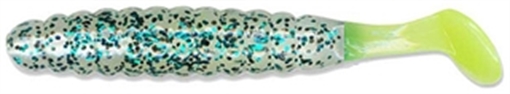Picture of CHARLIE BREWER SLIDER CRAPPIE GRUB 1.5" BABY BASS/CHT 15BG CSGF318 034398222591