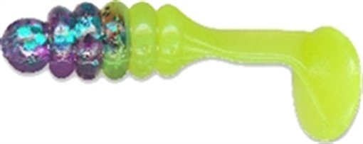 Picture of CHARLIE BREWER SLIDER CRAPPIE GRUB 1.5" PMPKN PEPPER 15BG CSGG17